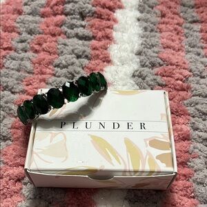 Plunder Green Rhinestone Magnetic Bracelet